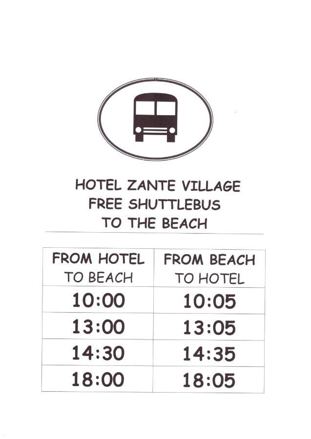 אליקאנאס Zante Village Hotel מראה חיצוני תמונה